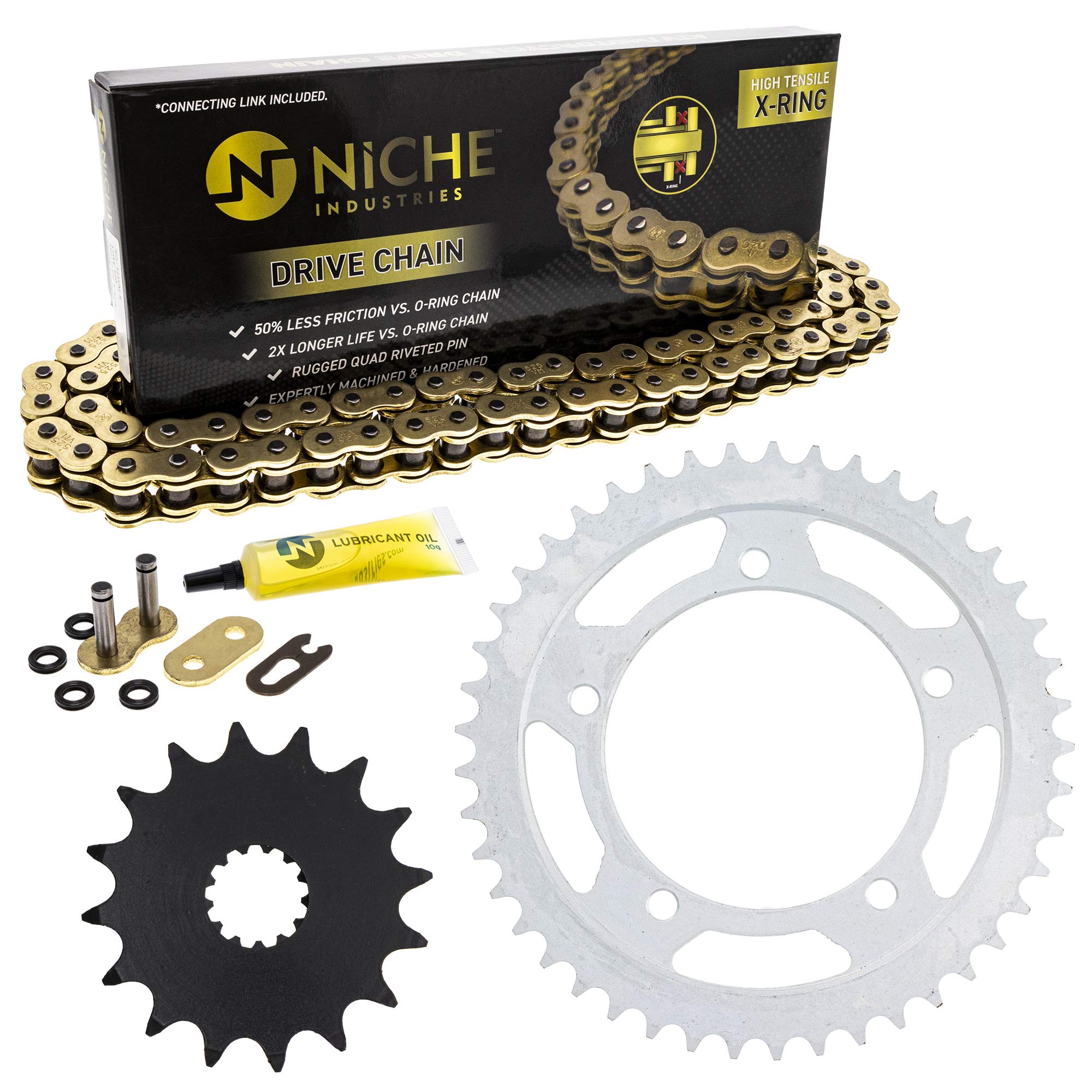 Amazon.com: NICHE Drive Sprocket Chain Combo for Suzuki GSXR600 Amazon.com: NICHE Drive Sprocket Chain Combo for Suzuki GSXR600