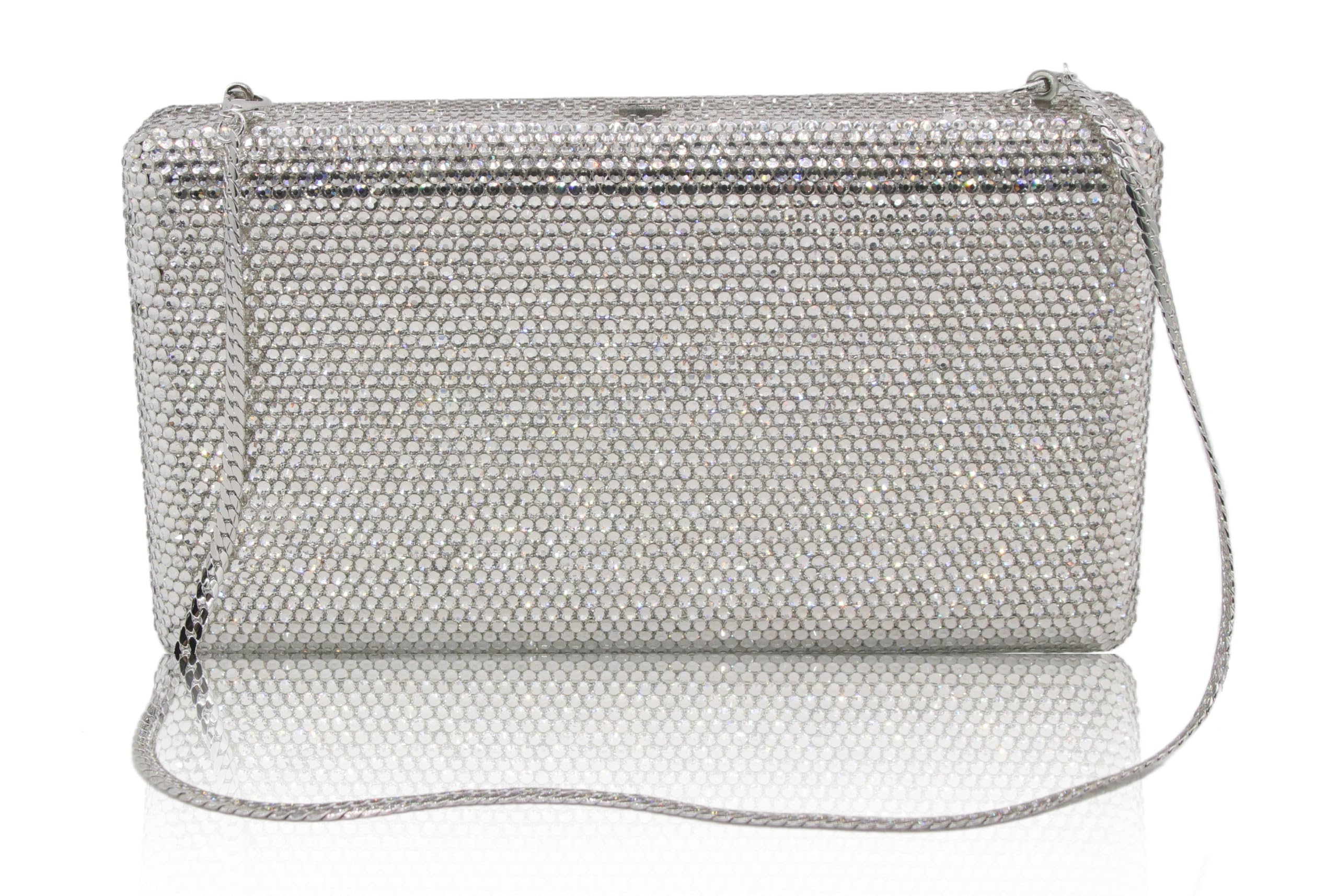 Bestenda Flag Crystal Clutch Bag for Wedding Party Animal Rhinestone Evening Purse Rainbow Stone Clutch Purse