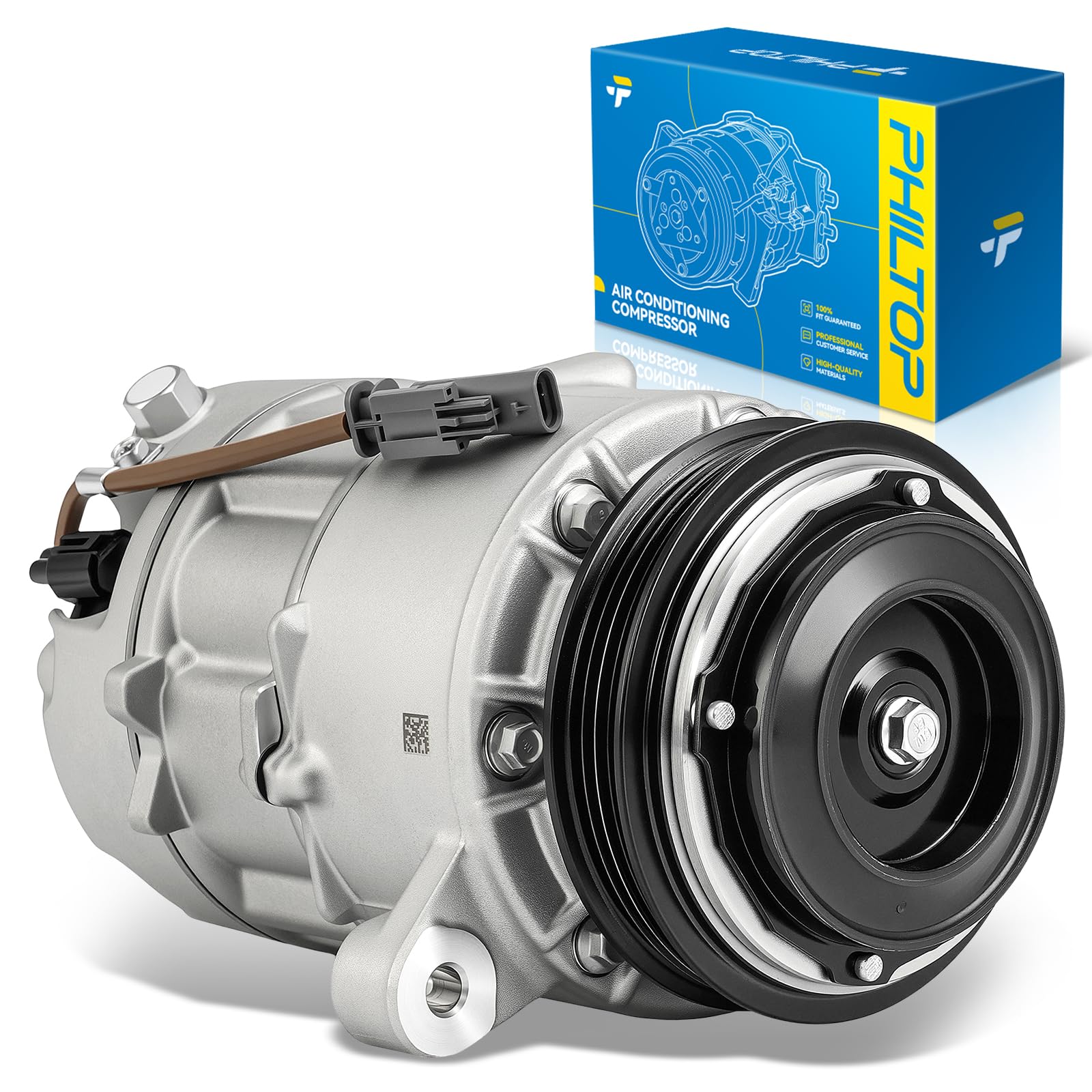 PHILTOP NEW AC Compressor w/Clutch for Silverado 3500 HD 2020-2025