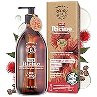 BIONOBLE Olio di Ricino Puro e Biologico - Pressato a Freddo, Senza Esano