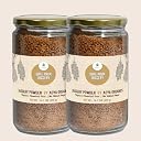 Adya Organics Date Palm Jaggery Powder (Khejur Gur) | Low GI Natural Sweetener | Healthy Sugar & Jaggery Substitute | Immunity Support | Winter Wellness & Congestion Relief | 800g (400g x 2) gallery image