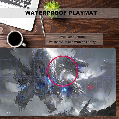 Vista 18 de ygo playmat Duel Mat Gaming Competition Pad Mat Card Binder Deck 23.6 x 13.7 pulgadas (10) 10,14,1,11,12,15,16,17,4,7,8,9