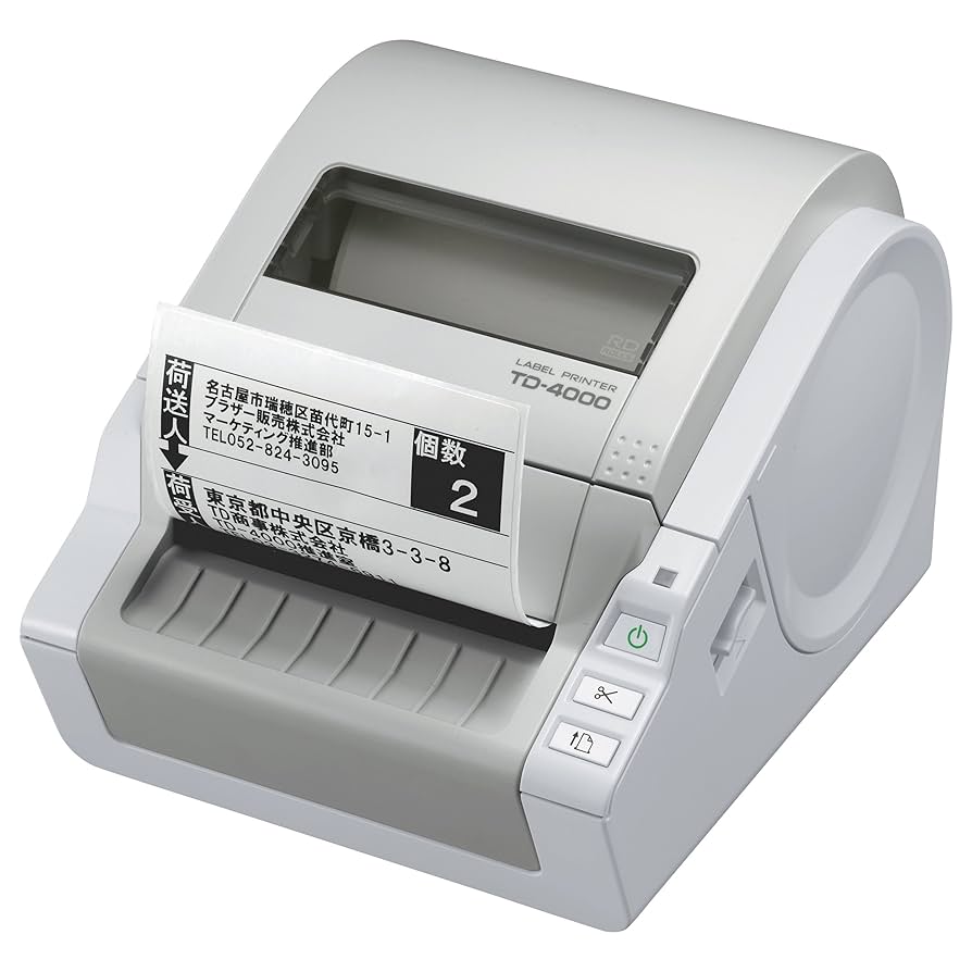 Brother TD-4000 label printer　富士ゼロックス Brother TD-4000 label printer 富士ゼロックス Brother TD-4000