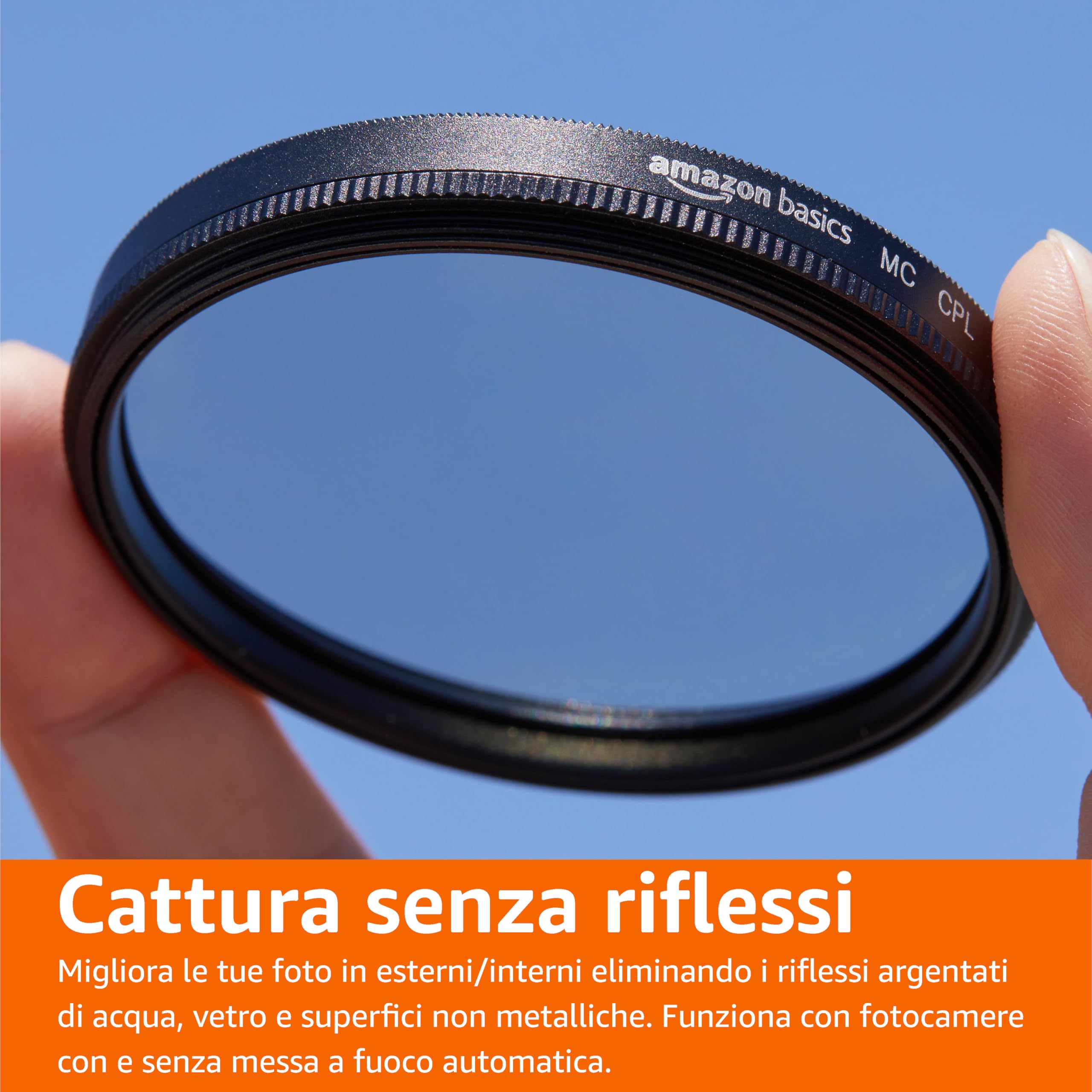 DynaSun Kit Pro Filtri 52mm: CPL, UV, Stella, Skylight, Close-Up + Paraluce, 5 Filtri E Custodie Rigide