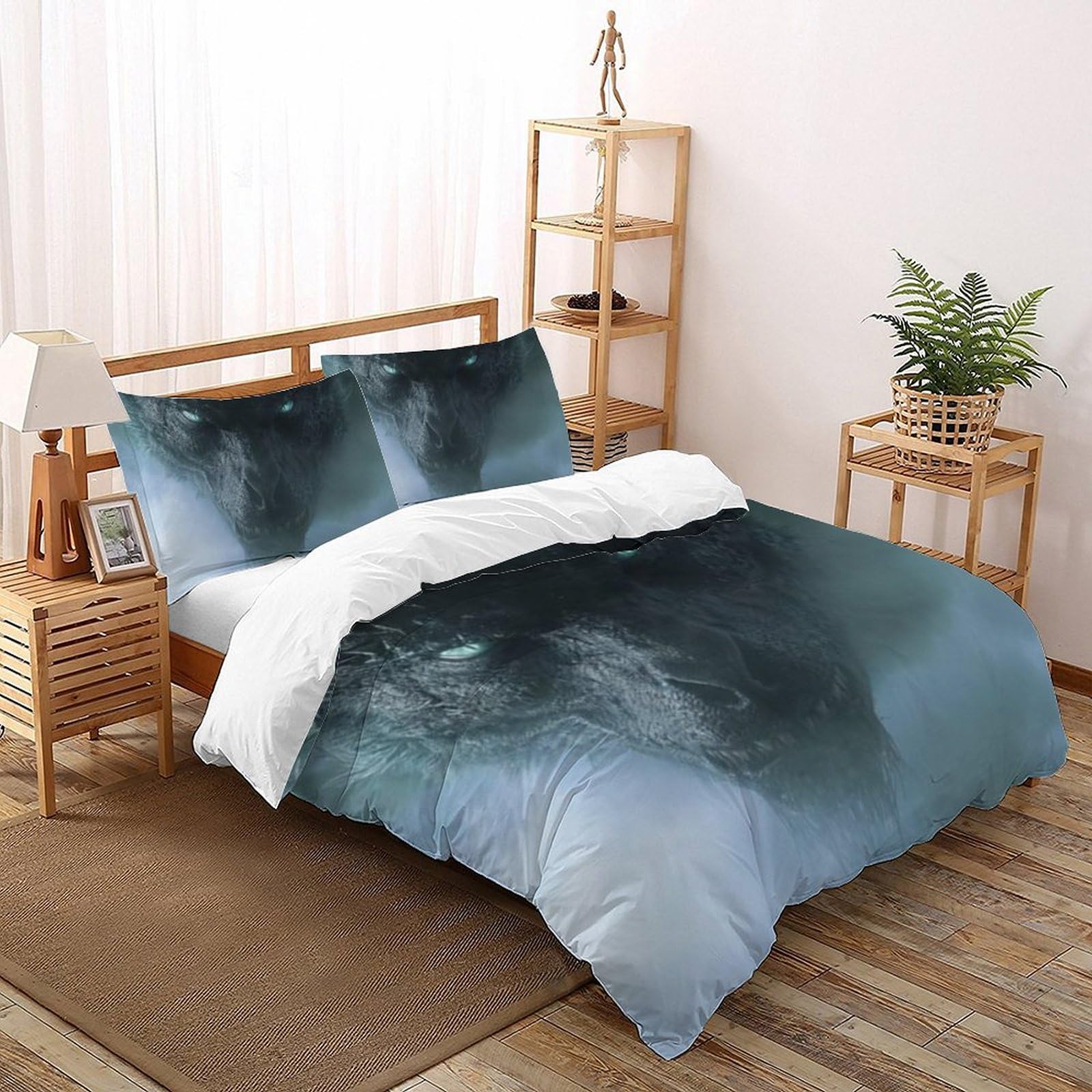 Housse de couette dragon noir 260x220 pour transformer la chambre des enfants