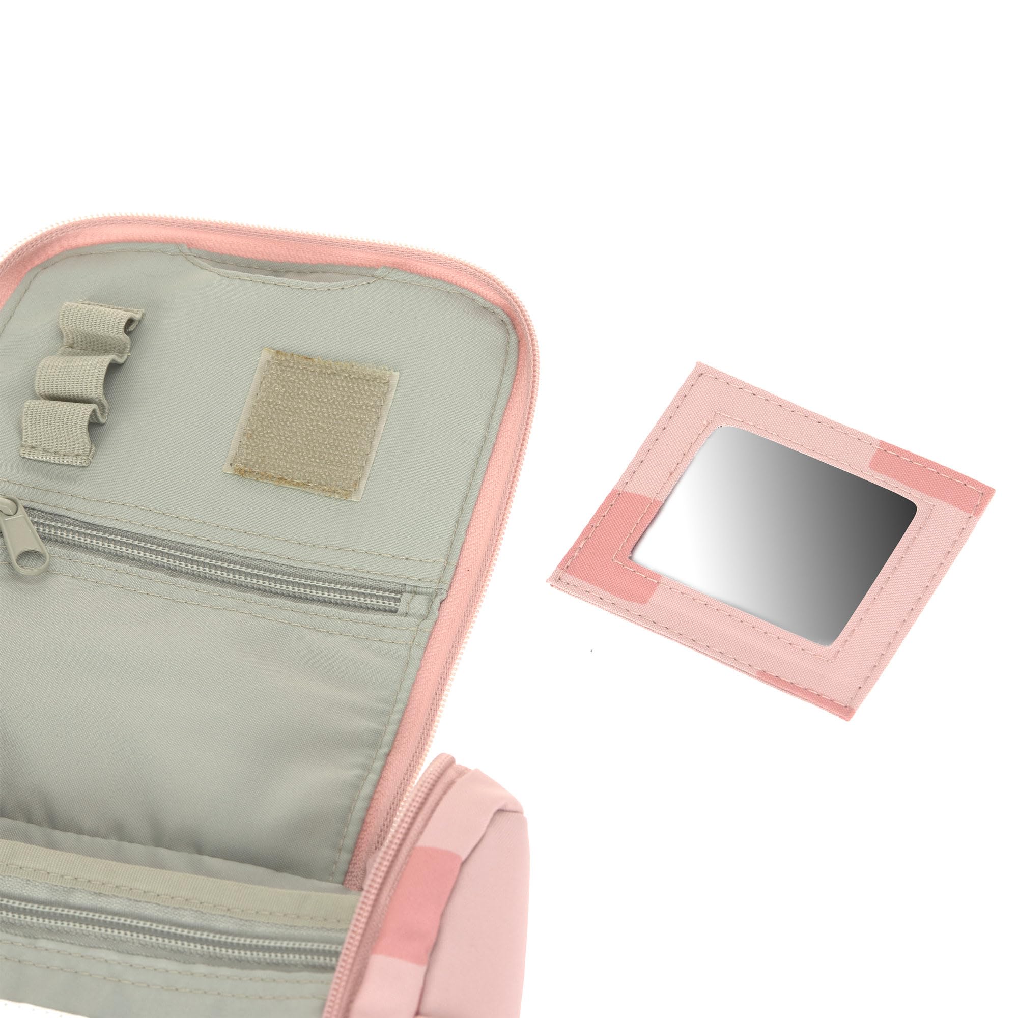 LÄSSIG Kosmetyczka dla dzieci, worek na pranie, do zawieszania/mini Washbag Pattern Party Rose