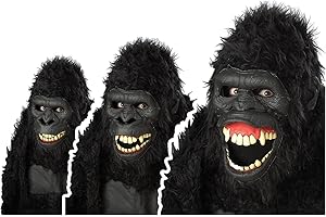 Youth Gorilla Costume: Unveil the Wild Side with Goin' Ape Gorilla Mask