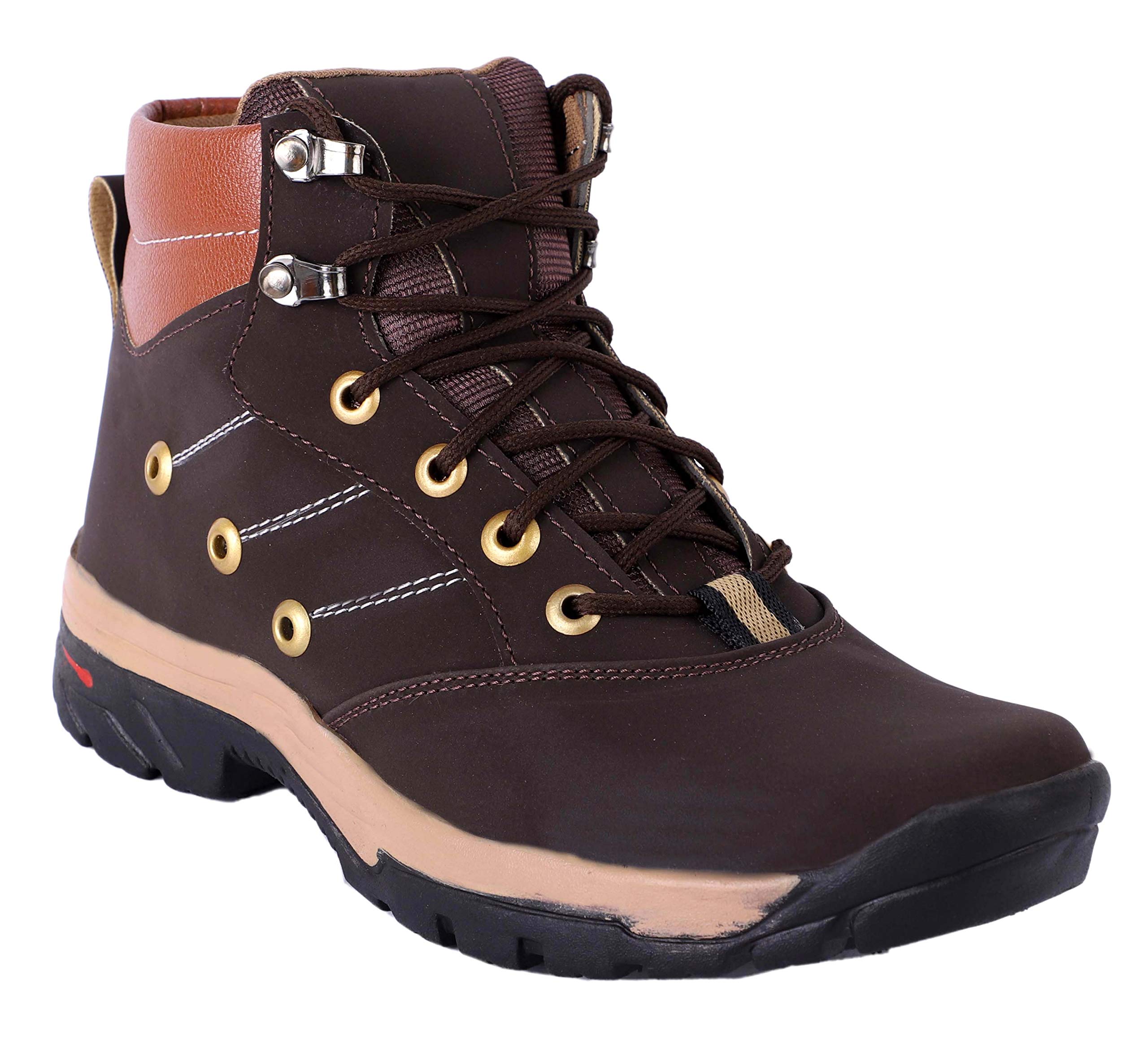 AADI Mens Brown Synthetic Leather Outdoor Shoes, Casual Boots (B0B9JLYJ6T) Amazon Price History, Amazon Price Tracker