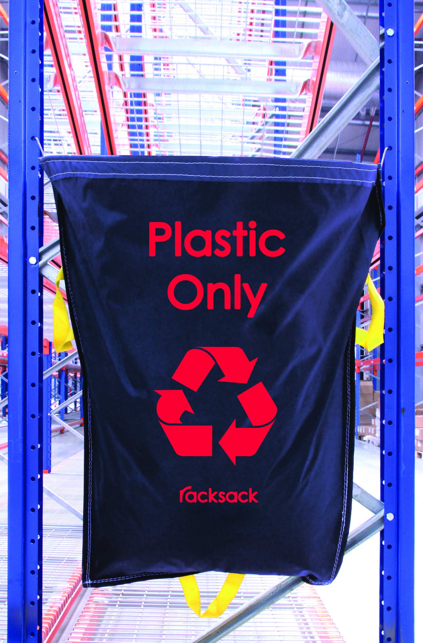 Blue Racksack Pk 10 Plastic Only Warehouse Bin Bag Office