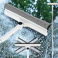 Vista 1 de Limpiador de ventanas limpiador de ventana ajustable para limpiar desde múltiples ángulos, herramienta de limpieza de ventanas con poste