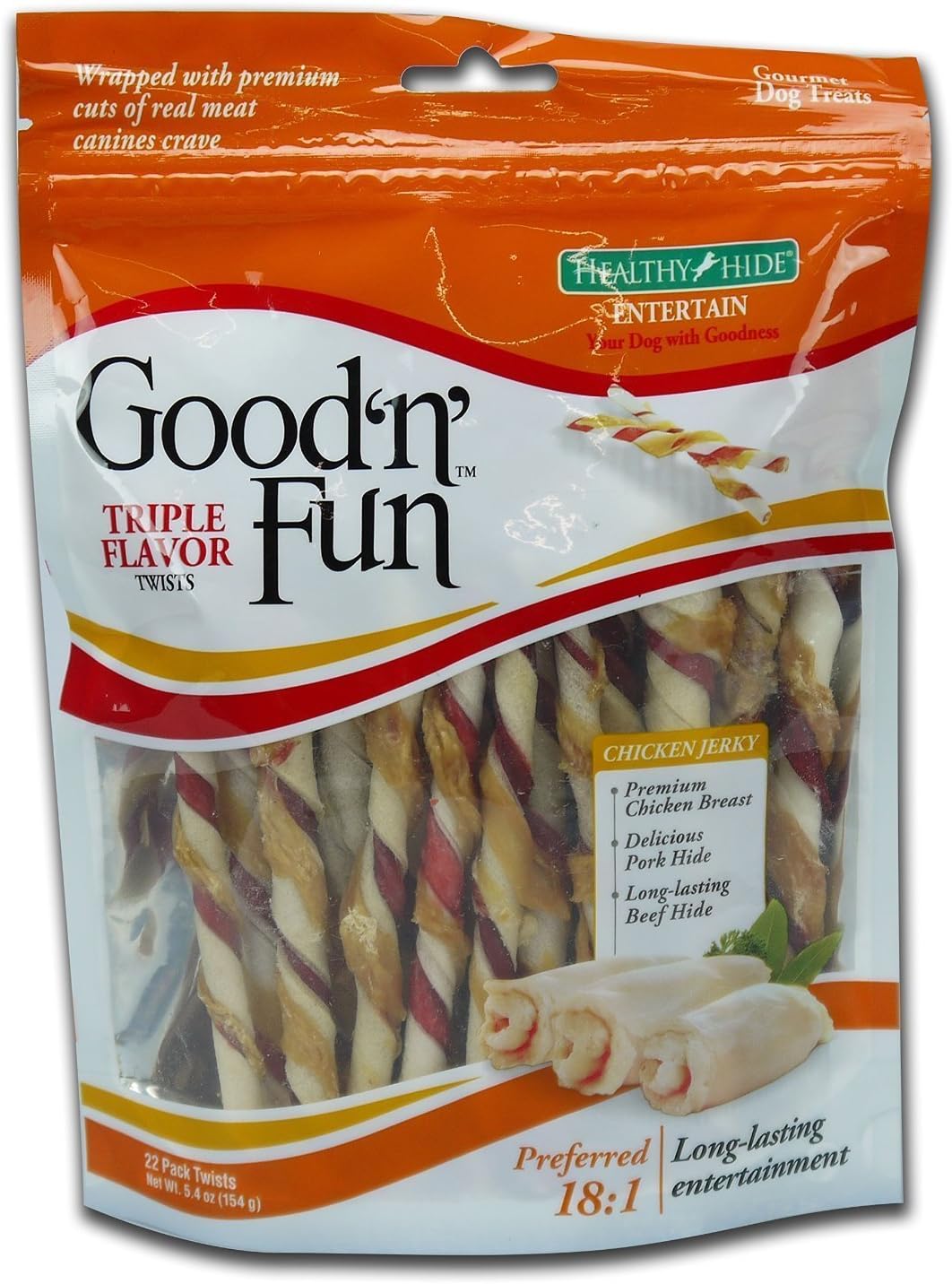 GoodnFun Triple Flavor Twists, 5.4oz (Pack of 7)
