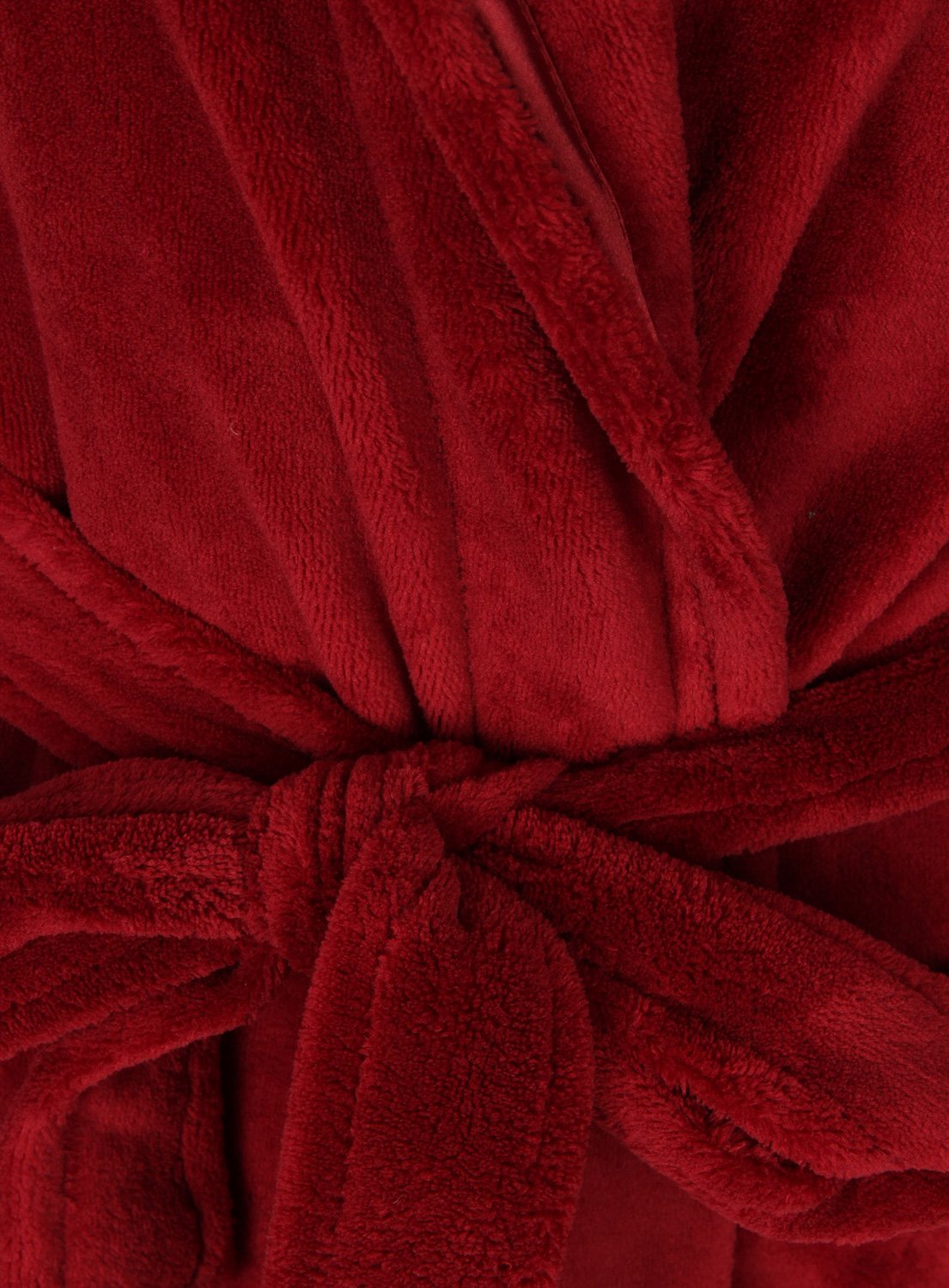 Florentina Robe de Chambre en Polaire Doux Ornée de Rubans