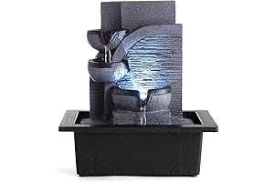 WICHEMI Indoor Fountain: Tranquil Serenity for Your Home and Office