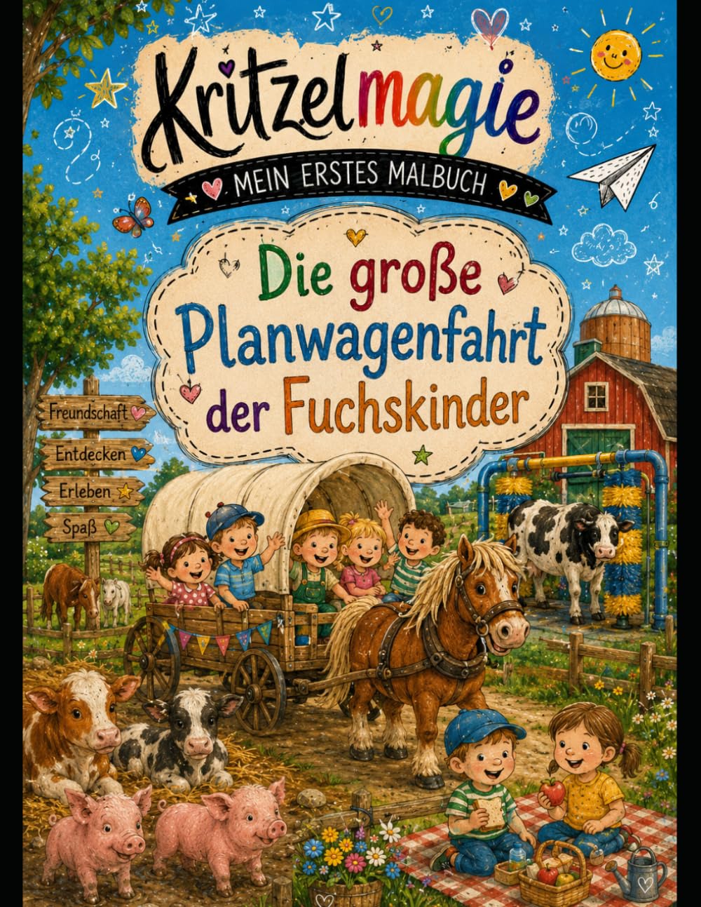 Die große Planwagenfahrt der Fuchskinder: Kritzelmagie