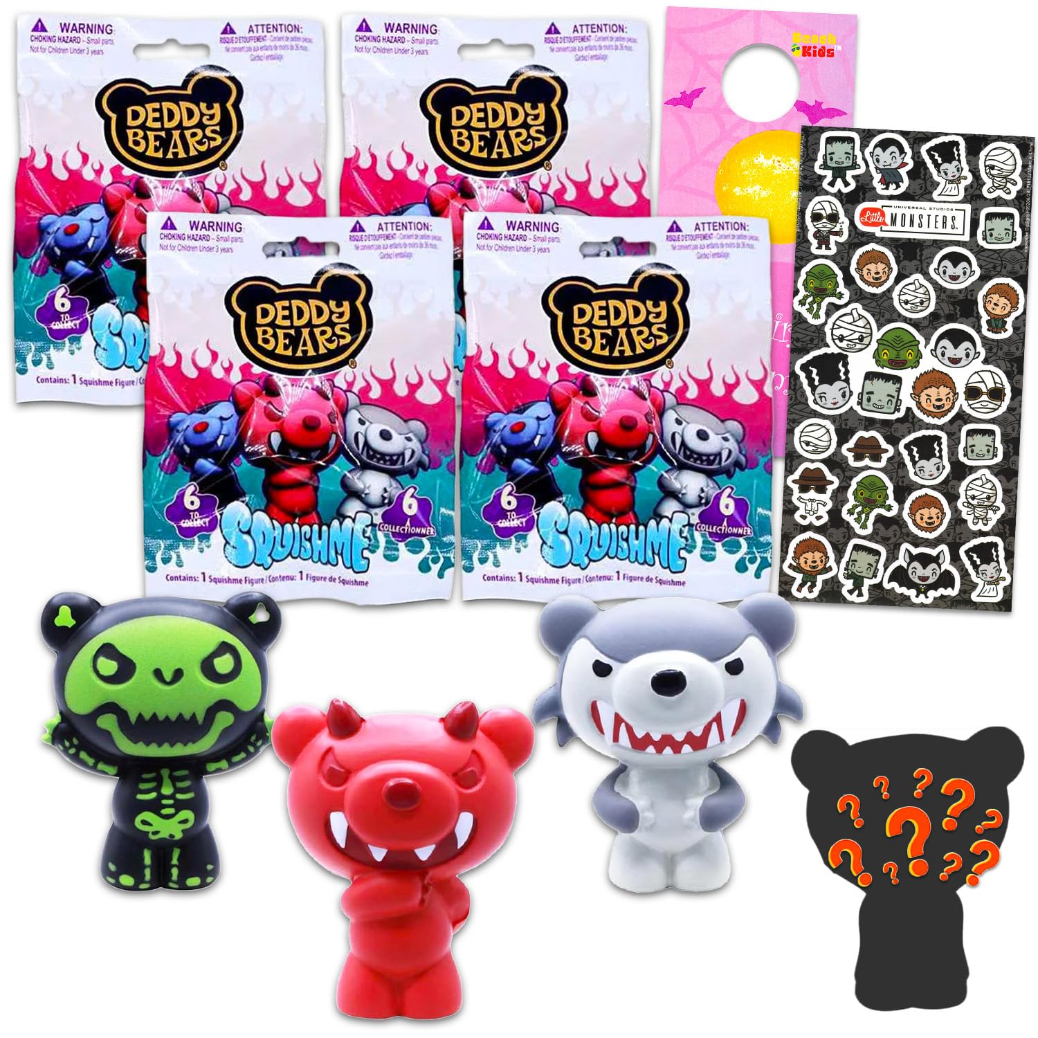 Amazon.co.jp: Deddy Bears SquishMe ブラインドバッグ 4個パック