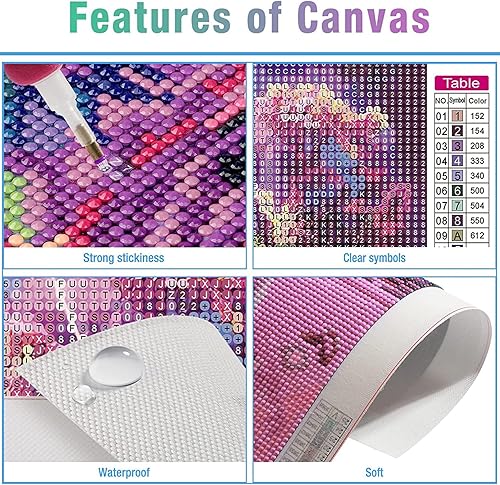 Miniatura 6 de CLAKINLA Kits de pintura de diamantes de mariposa para adultos, taladro completo 5D de mariposa con puntos de diamante de pintura de diamantes que