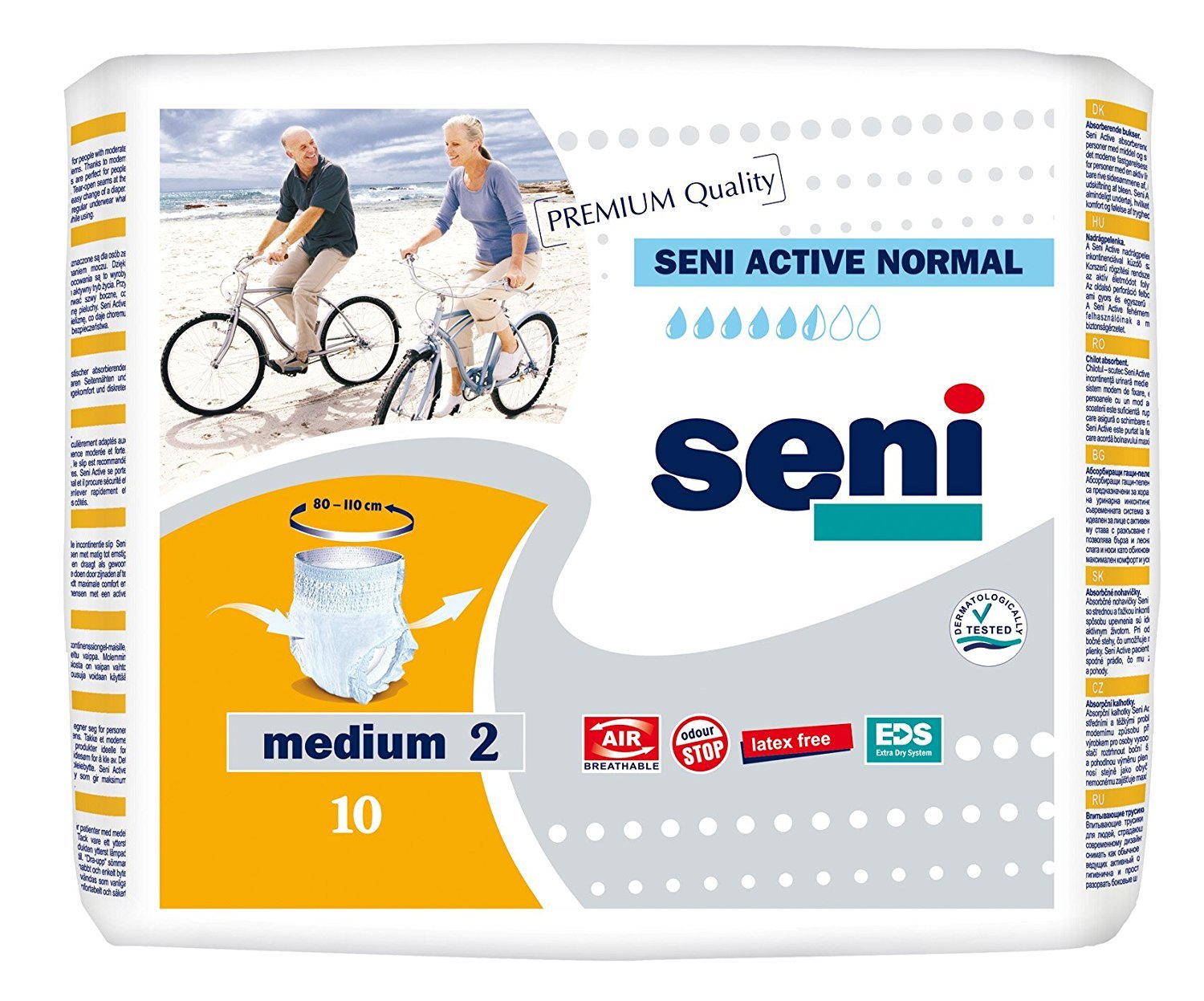 Seni Active Normal Adult Pull Ups - 10 Pieces Medium (Pack of 6) (B079Y6Z35D) Amazon Price History, Amazon Price Tracker