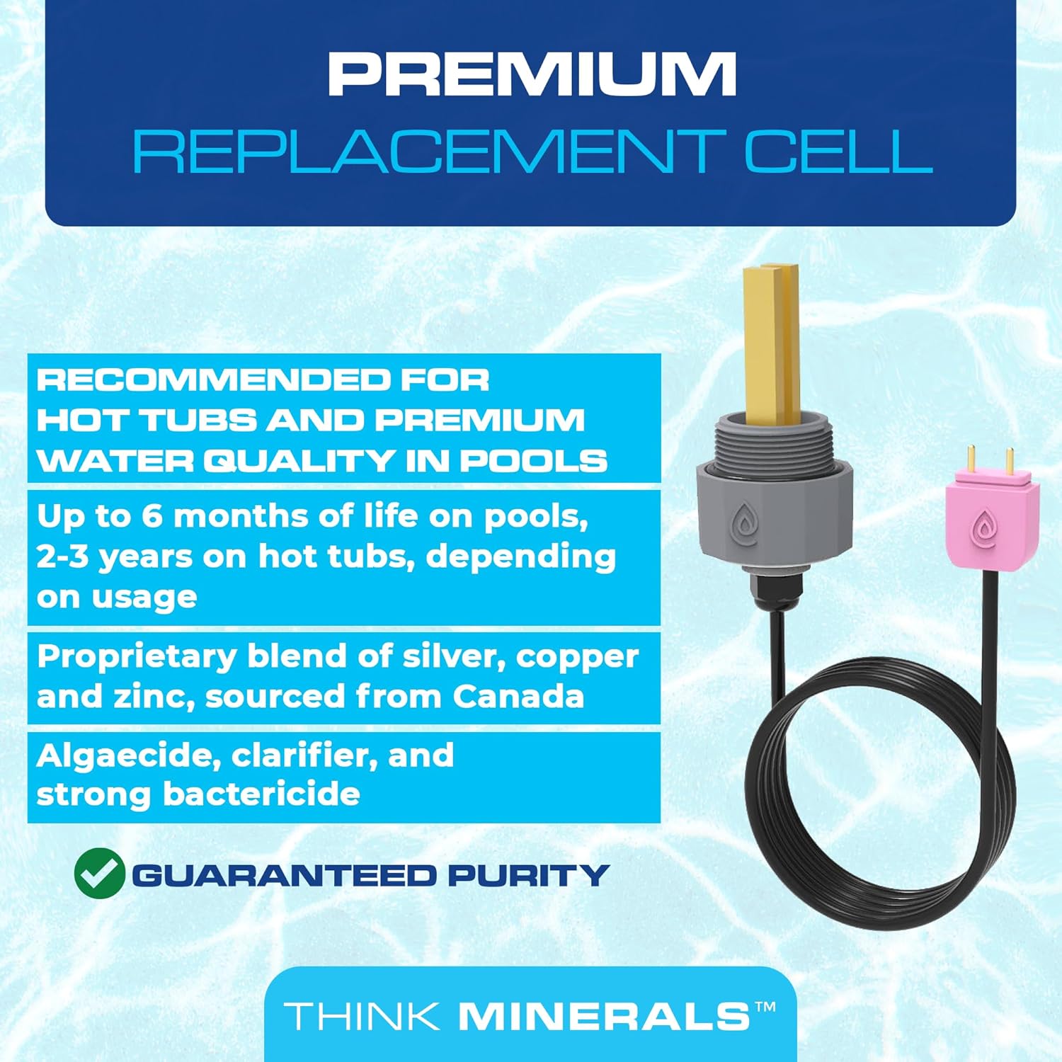 ClearBlue Ionizer Premium Replacement Cell Electrodes - Genuine Manufacturer Part CBI-Cell-PSL