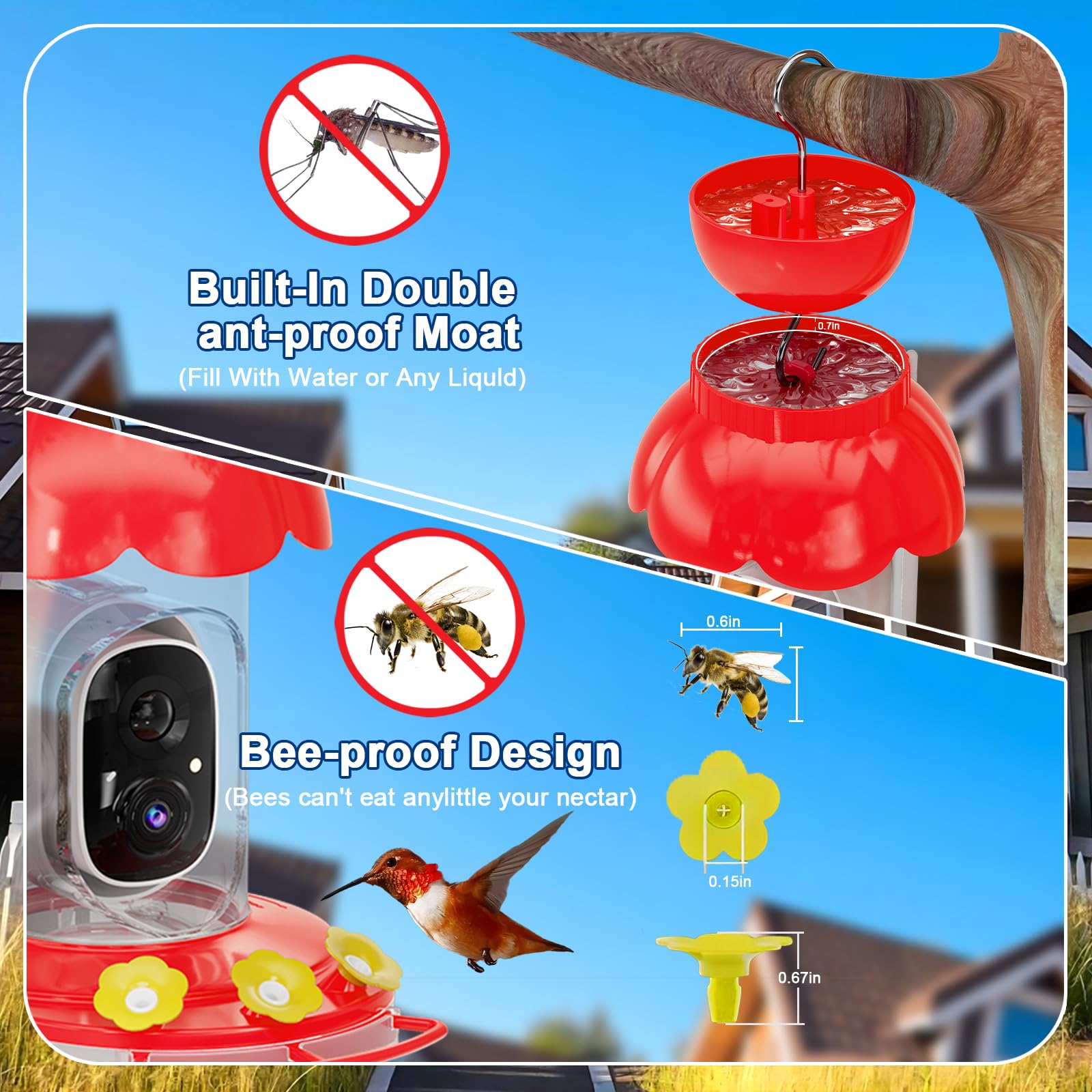 Mangiatoia Per Uccelli Con Telecamera Ad Energia Solare: Onlyfly Smart