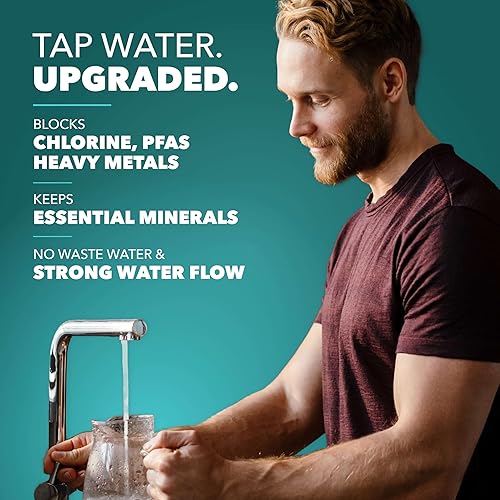 Miniatura 3 de CuZn UC-200 filtro de aguapara bajomesada50K fabricado en EE UU