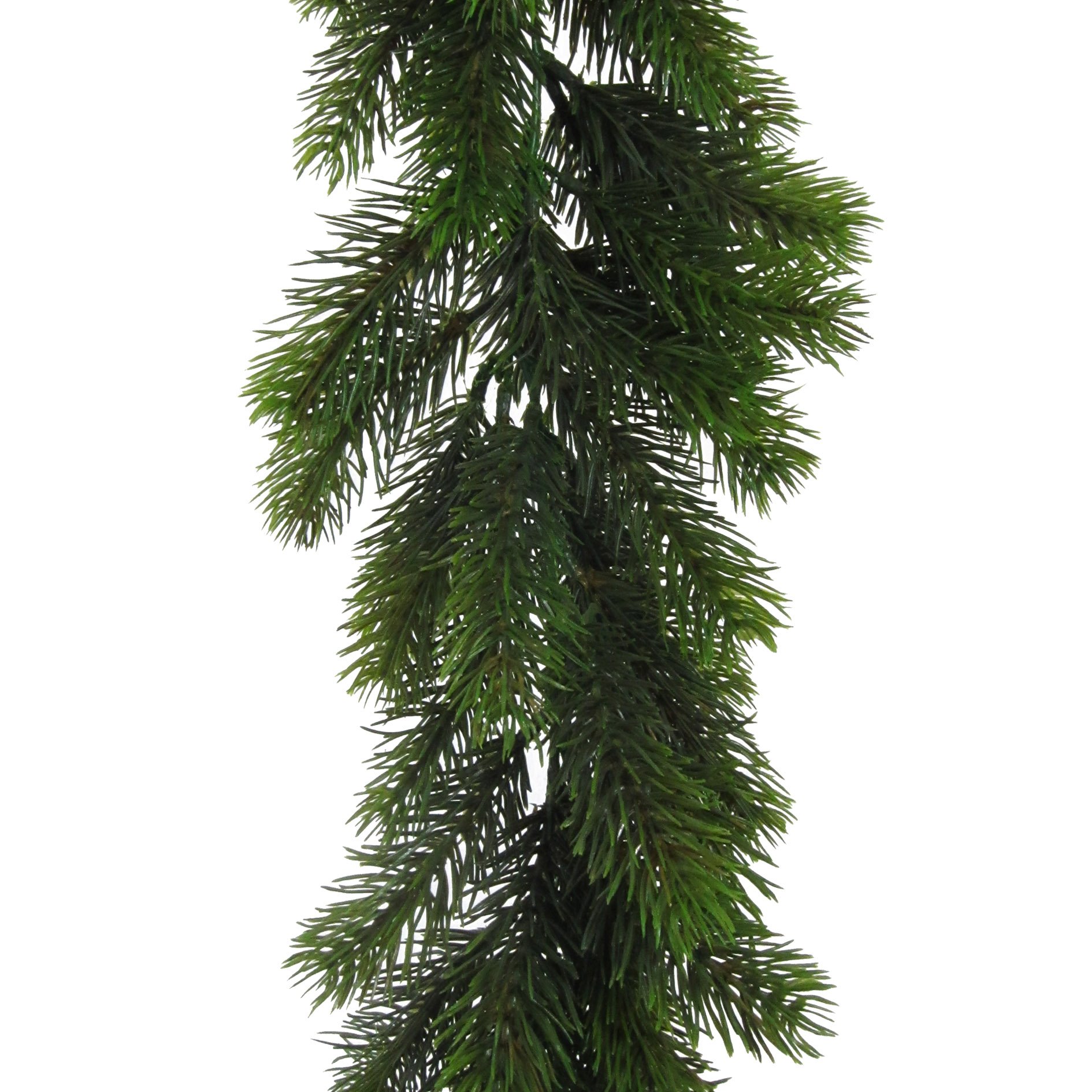 Künstliche Tannengirlande, ca. 180 cm (170 cm mit Trieben) – ca. 168 Triebe