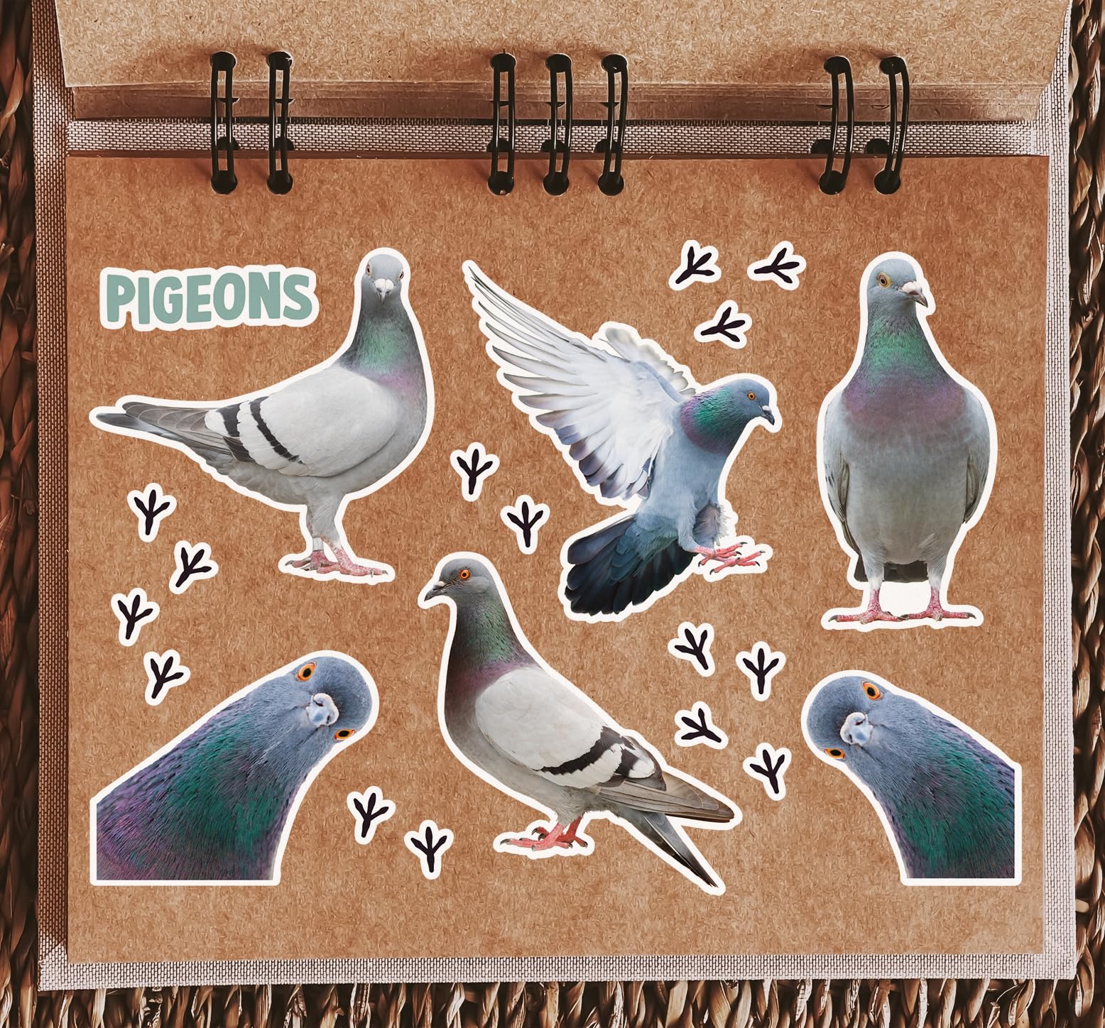 DV DESIGN A5 Stickerbogen Eichhörnchen – Glänzende Vinyl-Aufkleber Für Scrapbooking, Auto, Laptop