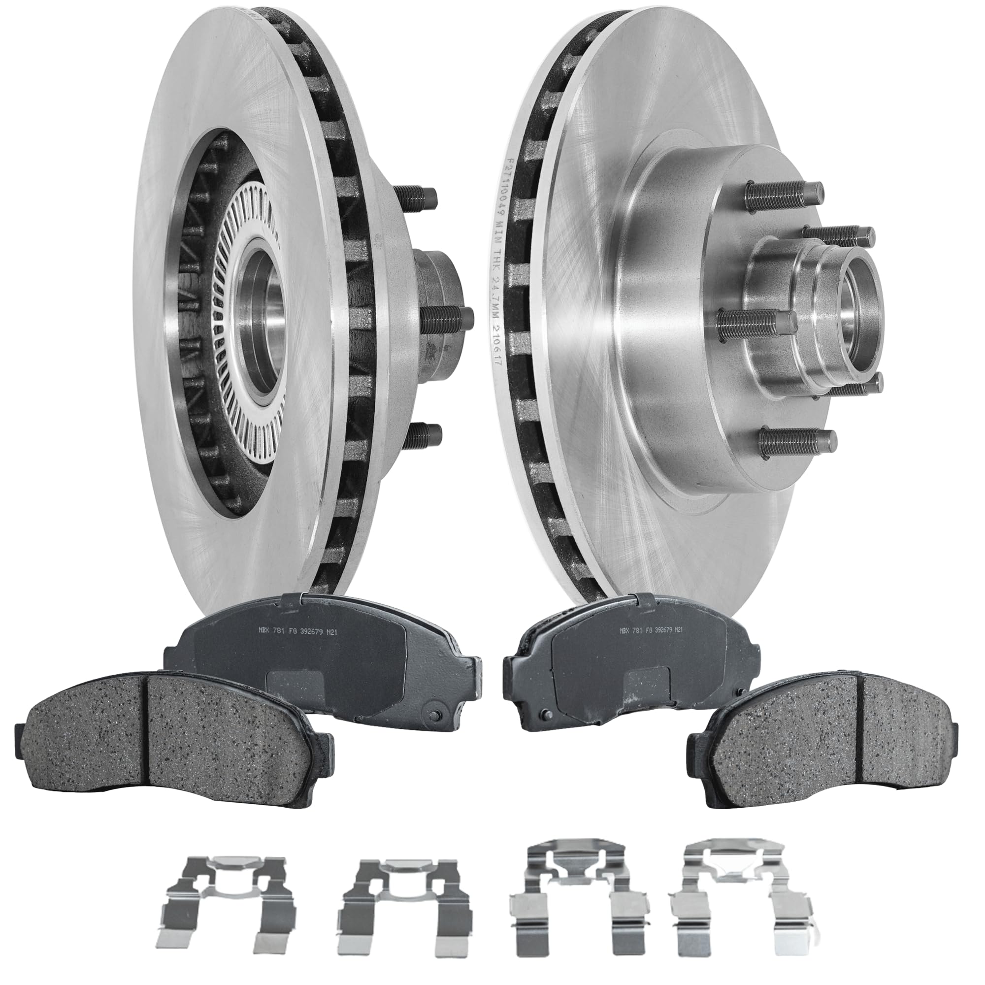 Amazon.com: SureStop Front 2-Wheel Set (2) Brake Disc and (1 