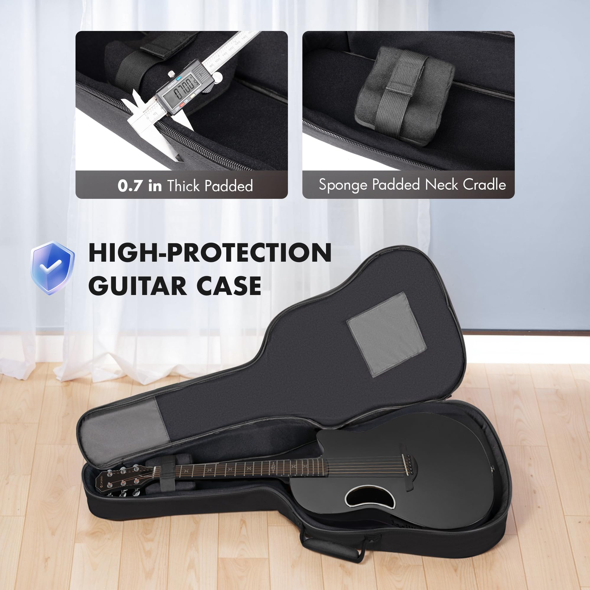 Amazon.com: CAHAYA Acoustic Electric Guitar Kit - 41” Carbon Fiber