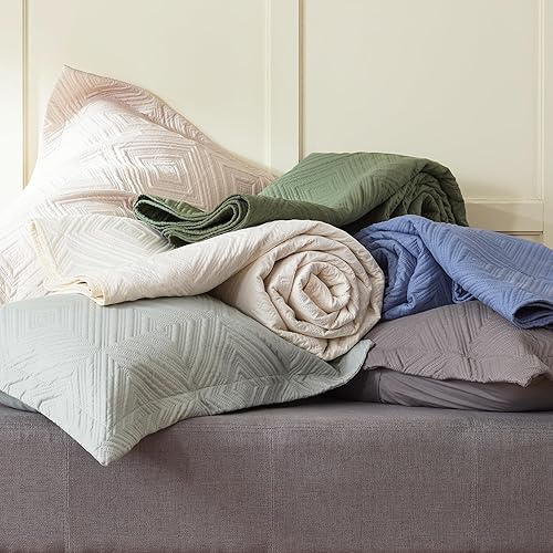 Miniatura 7 de Juego de ropa de cama tamaño Queen, colchas en relieve naranja quemado, colcha ligera de microfibra suave, colcha de cama para todas las estaciones