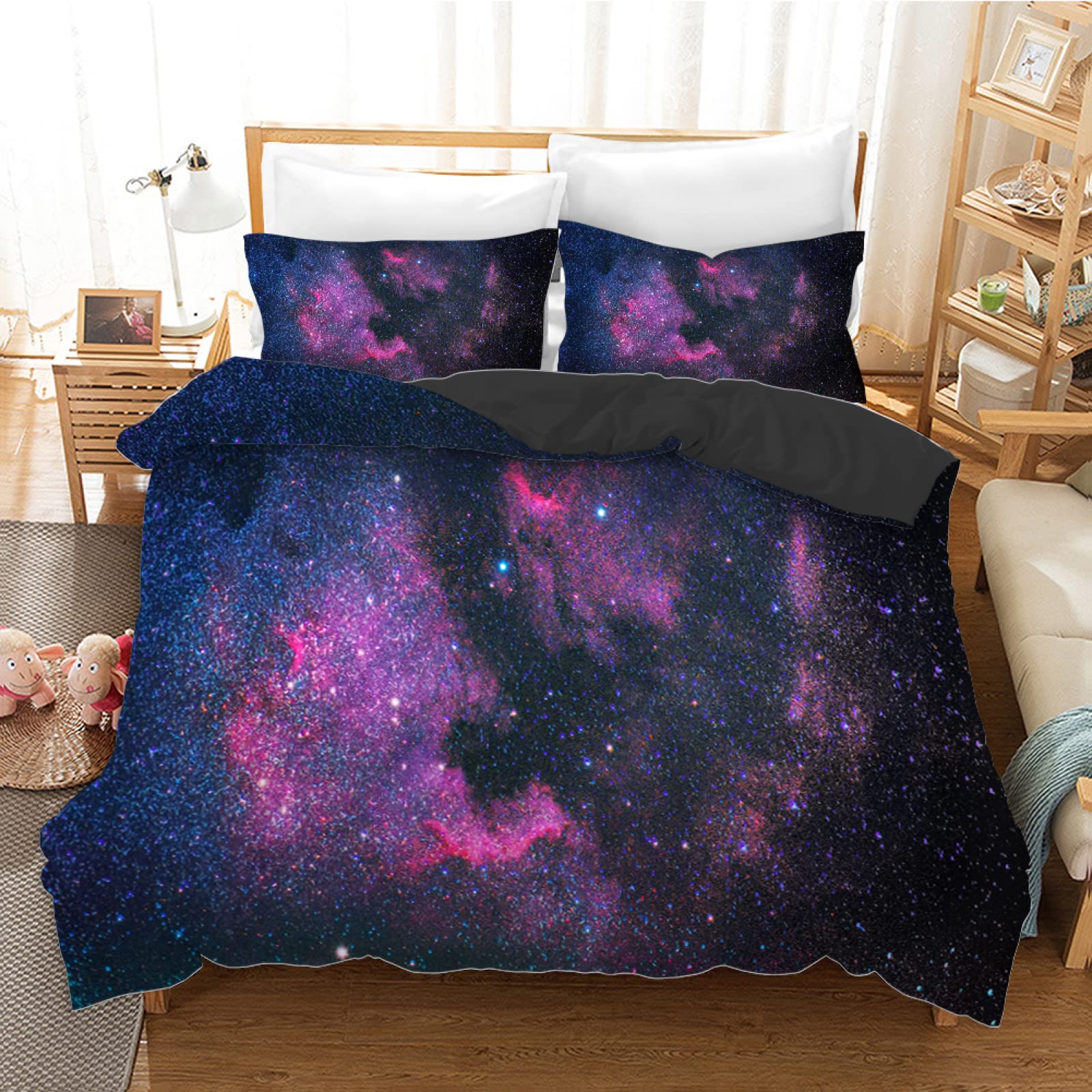 Housse de couette 140x200 anti-glisse avec zip pour en finir avec la corvée du lit des adolescents