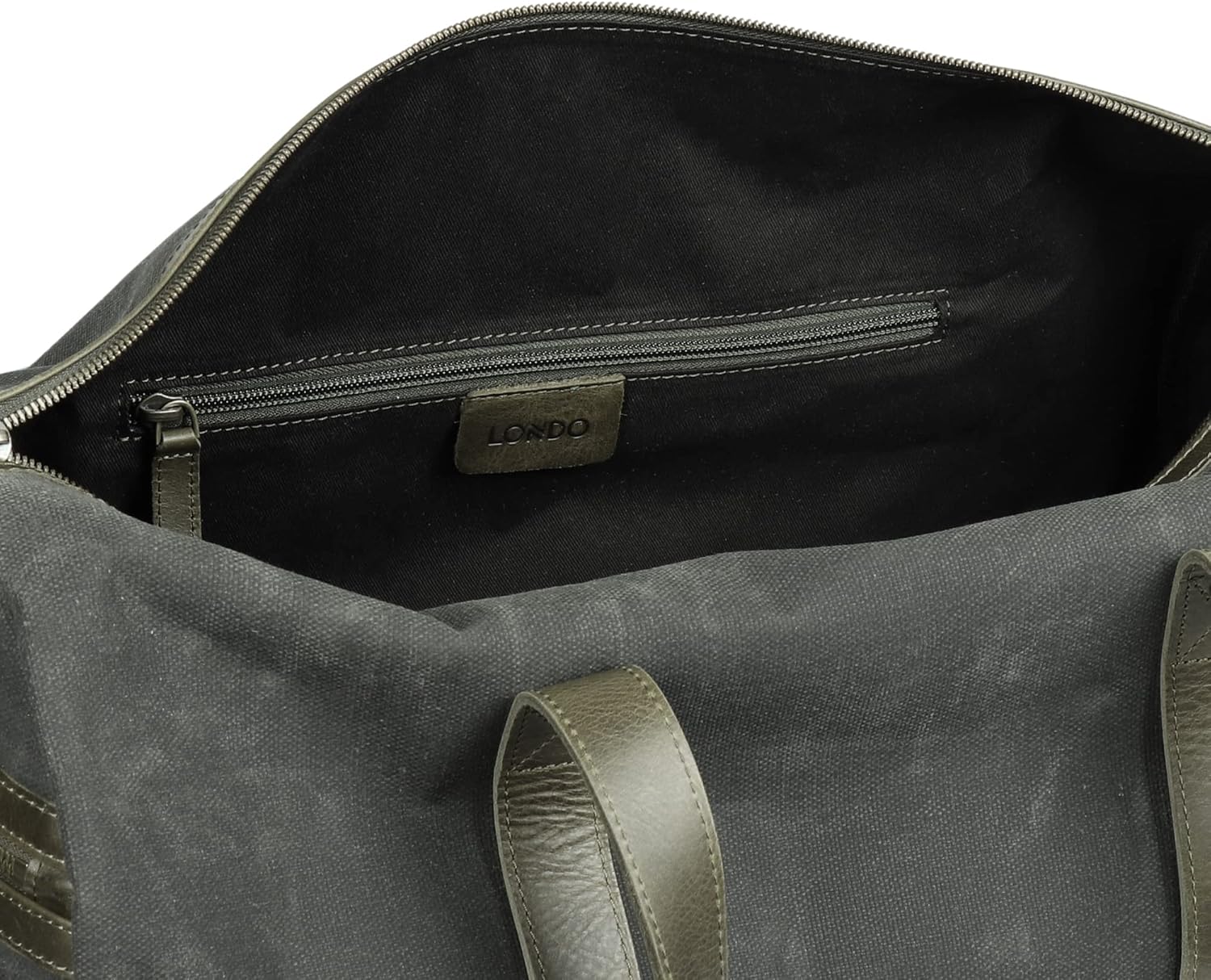 Londo Top Grain Canvas & Leather Duffel Bag – Stylish & Durable Travel Bag for Business, Weekend Getaways, Gym, and Carry-On
