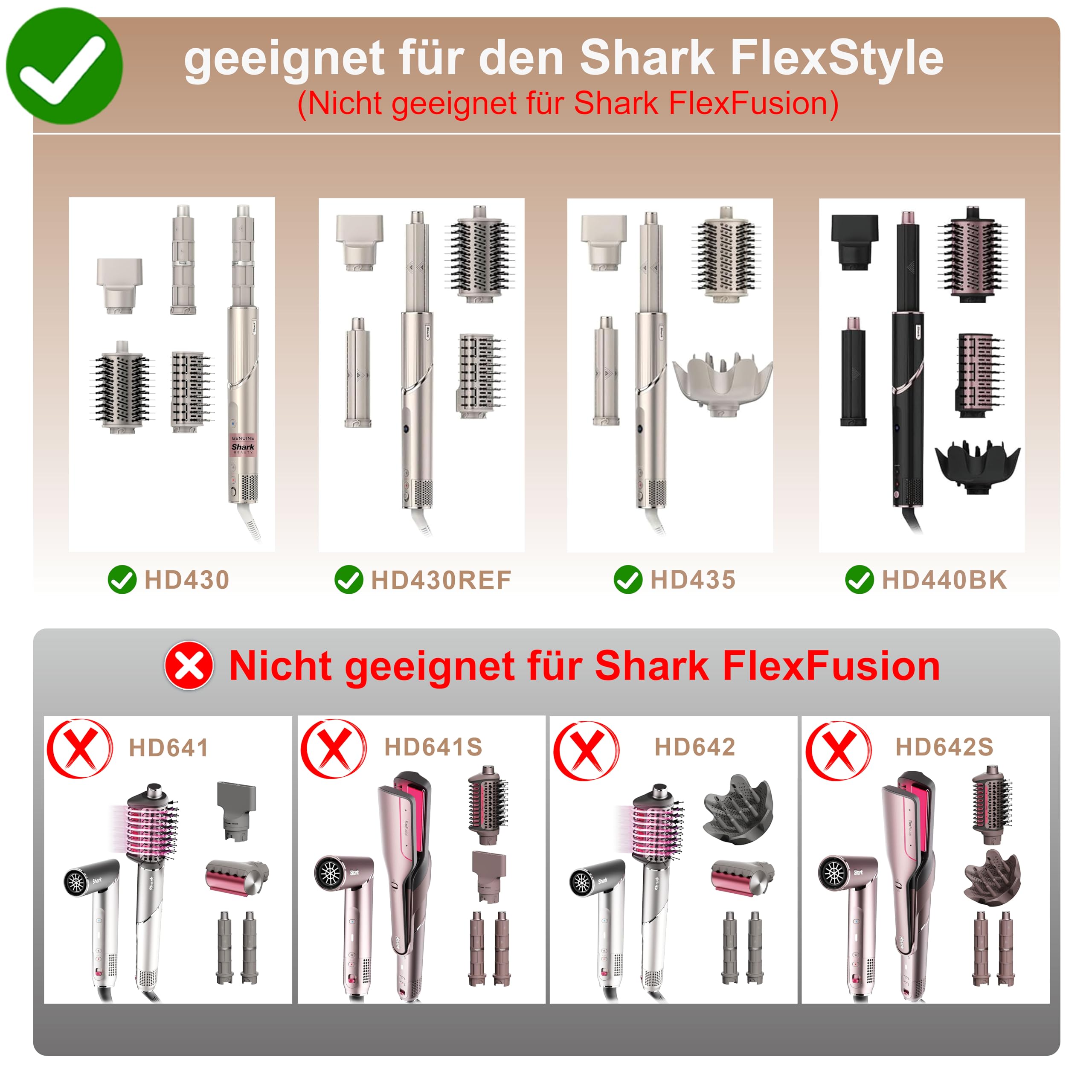 Haartrocknerhalter für Shark Flex Style, Wandhalterung, kompatibel mit Shark FlexStyle, Lockenstab Organizer, Rack mit Kordelaufhänger für Zubehör, Lockenwickler, Bürsten, Diffusor und Aufsätze