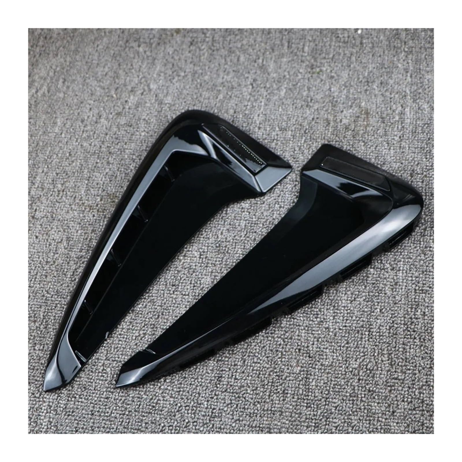 TILIEINE Car Front Side Air Vent Cover Fit For BMW Xdrive X5 F15 X5M F85 Shark Gills 3D Stickers Side Fender Vent Decoration(Black)