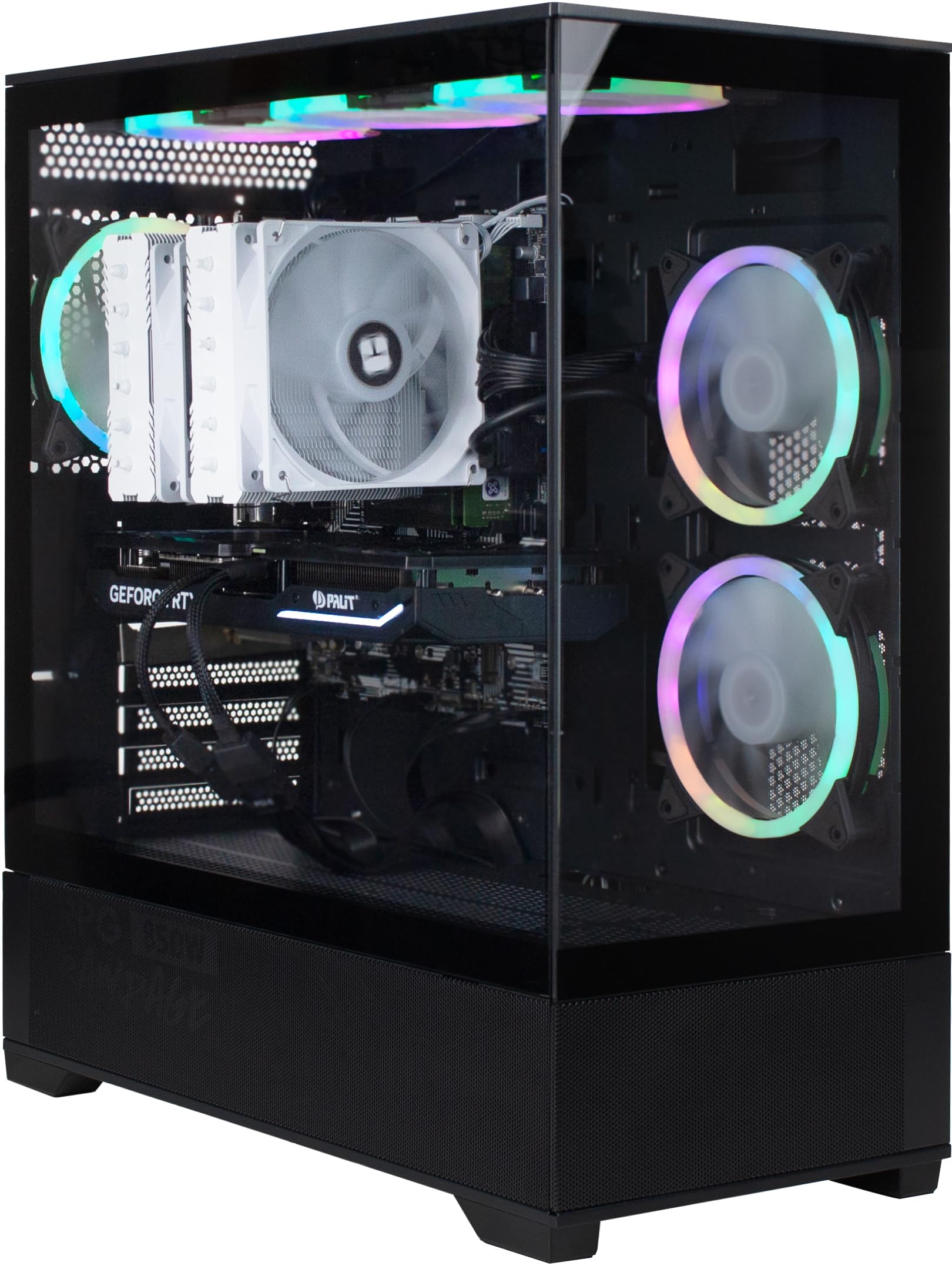 XUM Vista Gaming PC: Intel Core i7-13700F, RTX 4070 Super 12GB, 32GB DDR4 RAM, 1TB NVMe SSD, 850W PSU, aRGB, WiFi, Windows 11