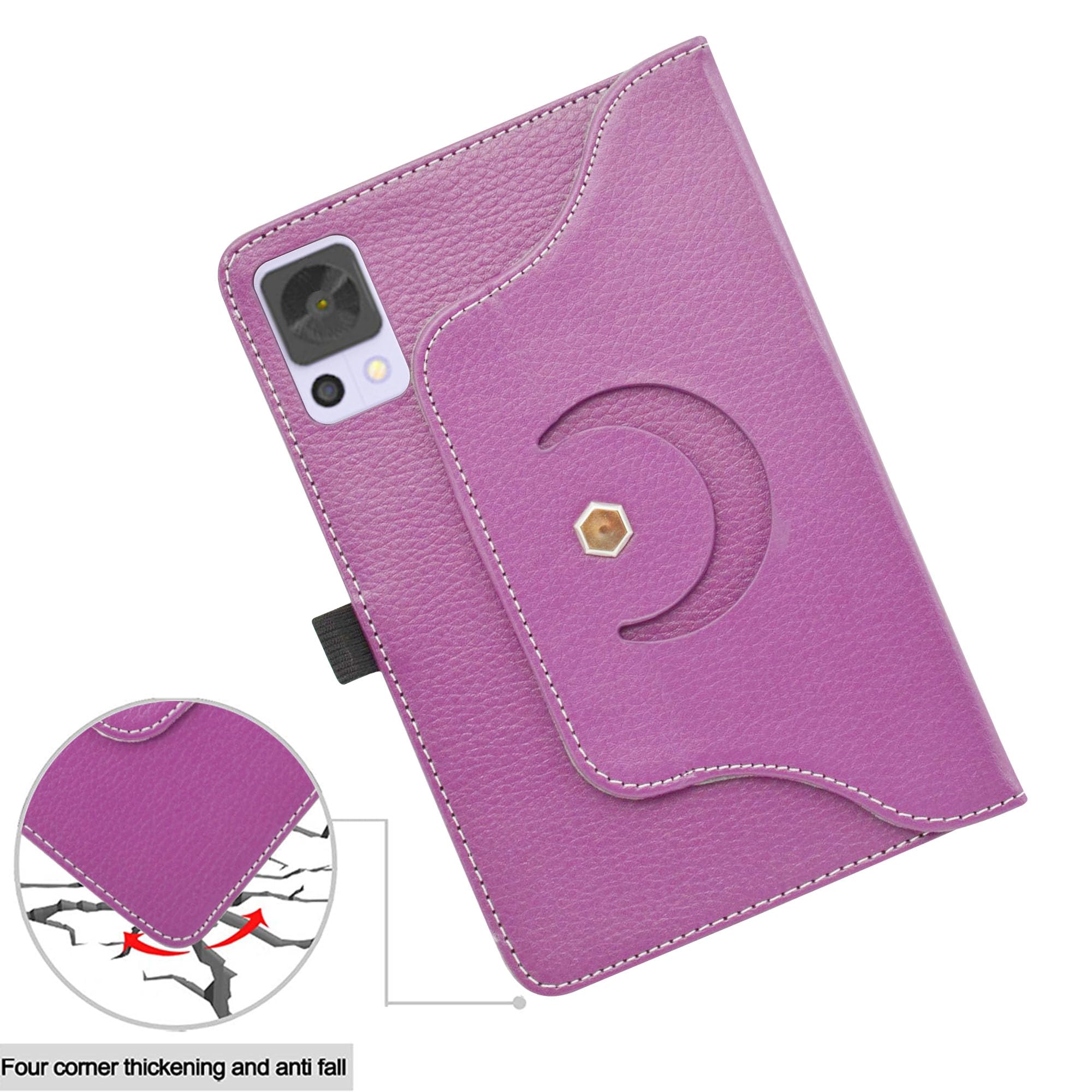 HLMonkey® 360 Rotation Housse Étui Coque Cuir PU Cover Case Protection