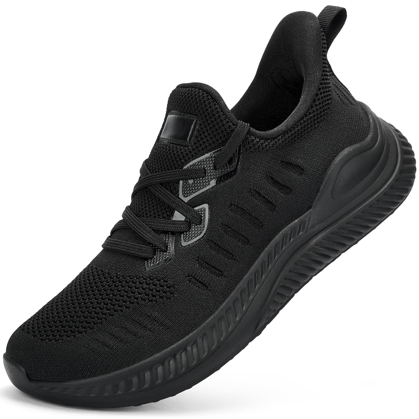 BACSAC Wide Walking Shoes for Men Slip On Mens Running Shoes Tennis Shoes Lightweight Breathable Walking Sneakers Workout Gym Wide Sneakers