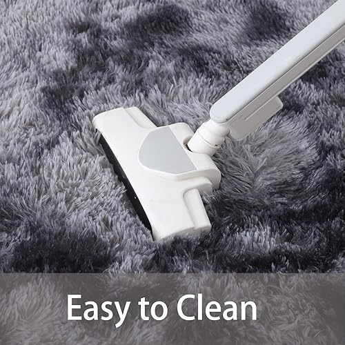 Miniatura 3 de TIMETRACE Alfombra peluda gruesa de 4 x 6 pies, alfombras de felpa para sala de estar, dormitorio, habitación de bebé, sala de juegos, dormitorio,