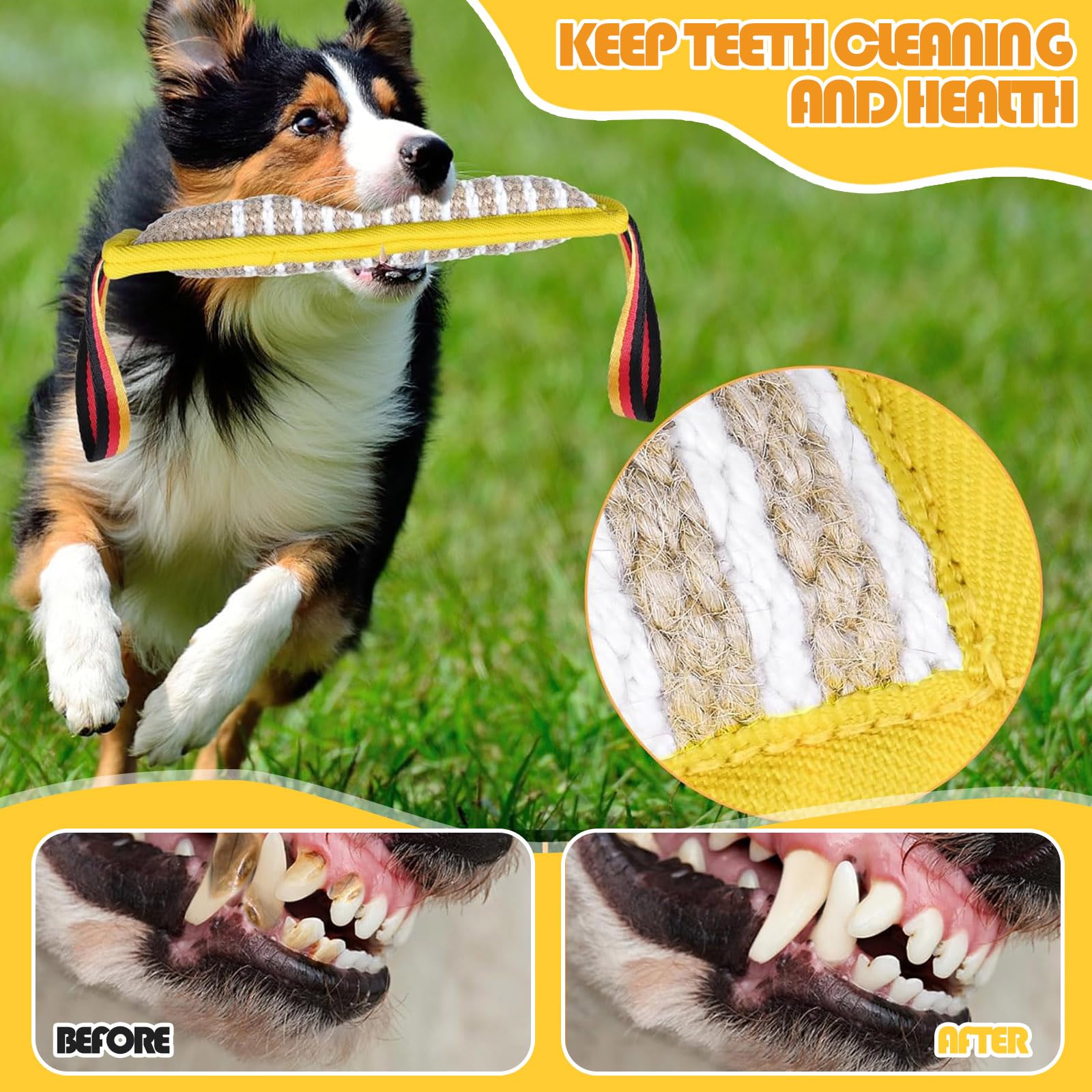 2pcs Dog Tug Toy Bite Tug Toy - Image 4