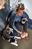 Vista 4 de Dearfoams Alpine Moritz - Pantuflas para mujer con soporte de arco para exteriores