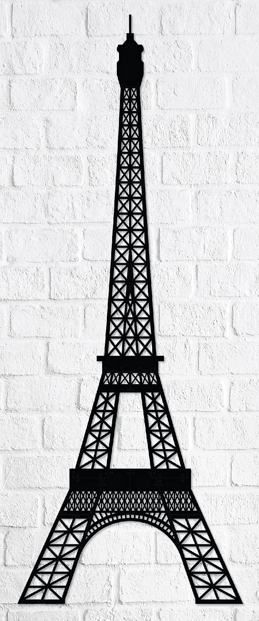 EWA Eco-Wood-Art - La Tour - Puzzle Mural en Bois - Puzzle pour Adultes et Adolescents - Assemblage sans Colle - 47 pièces