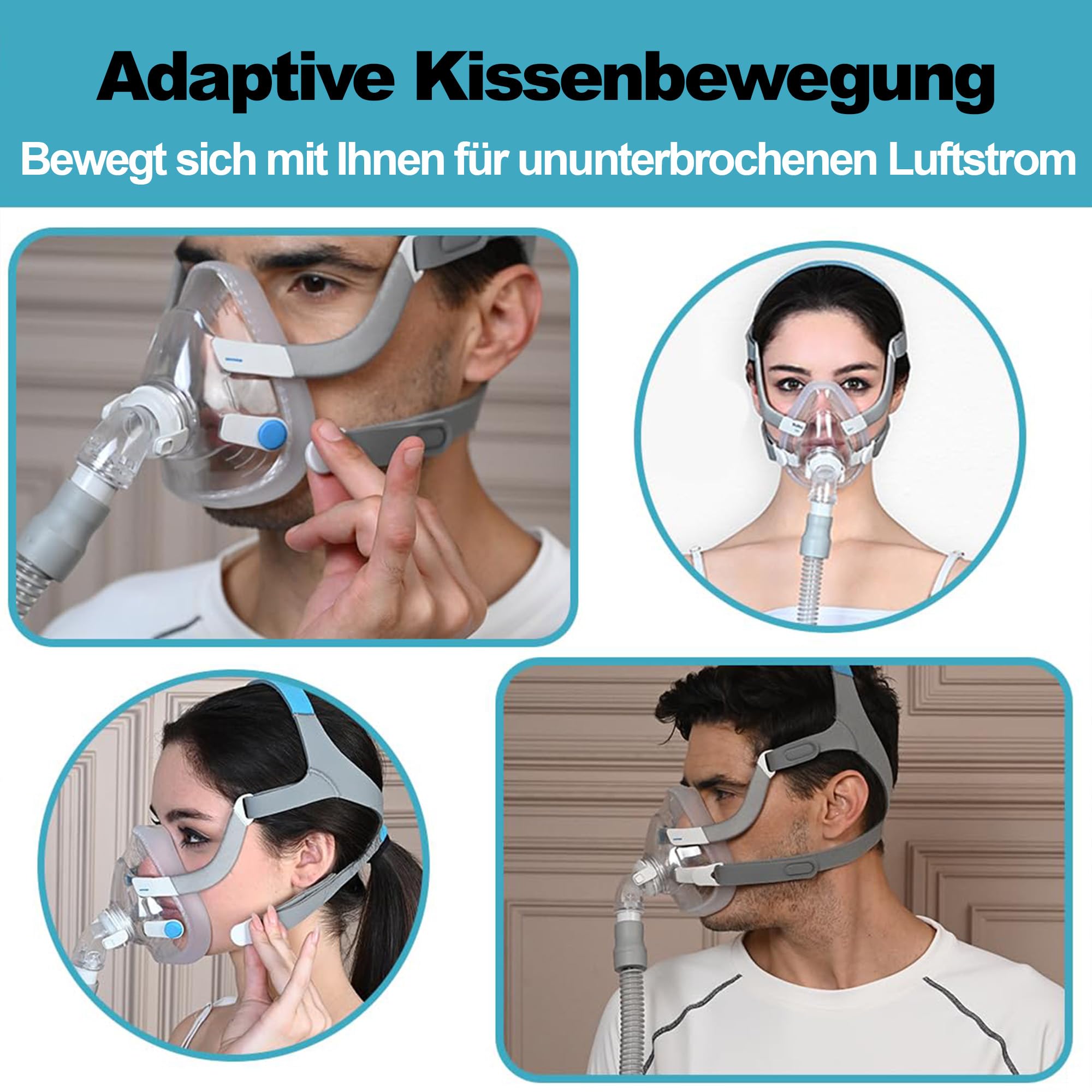AirFit F20 Ersatzkissen für F20 Maske, Zubehör, Schlafapnoe-Maske, AirFit F20 Maske, Packung: 1 x F20 Kissen (Größe – Mittel)