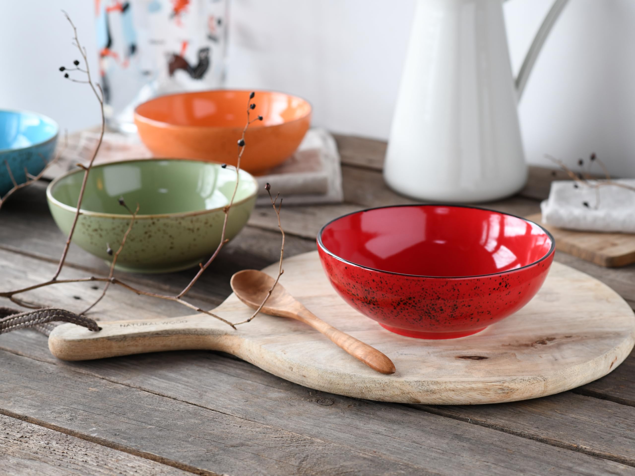 CreaTable 6 Er-Set 21813 Cascade Sojaschlen Set In Grün