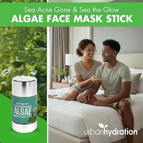 Miniatura 3 de Urban Hydration Mascarilla facial sin aceite de algas desaparecidas del acné marino  Ayuda con el acné, reduce el enrojecimiento y la inflamación