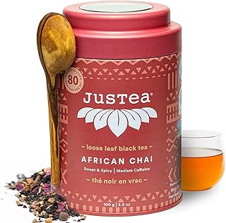 JusTea African Chai Loose Leaf Black Tea