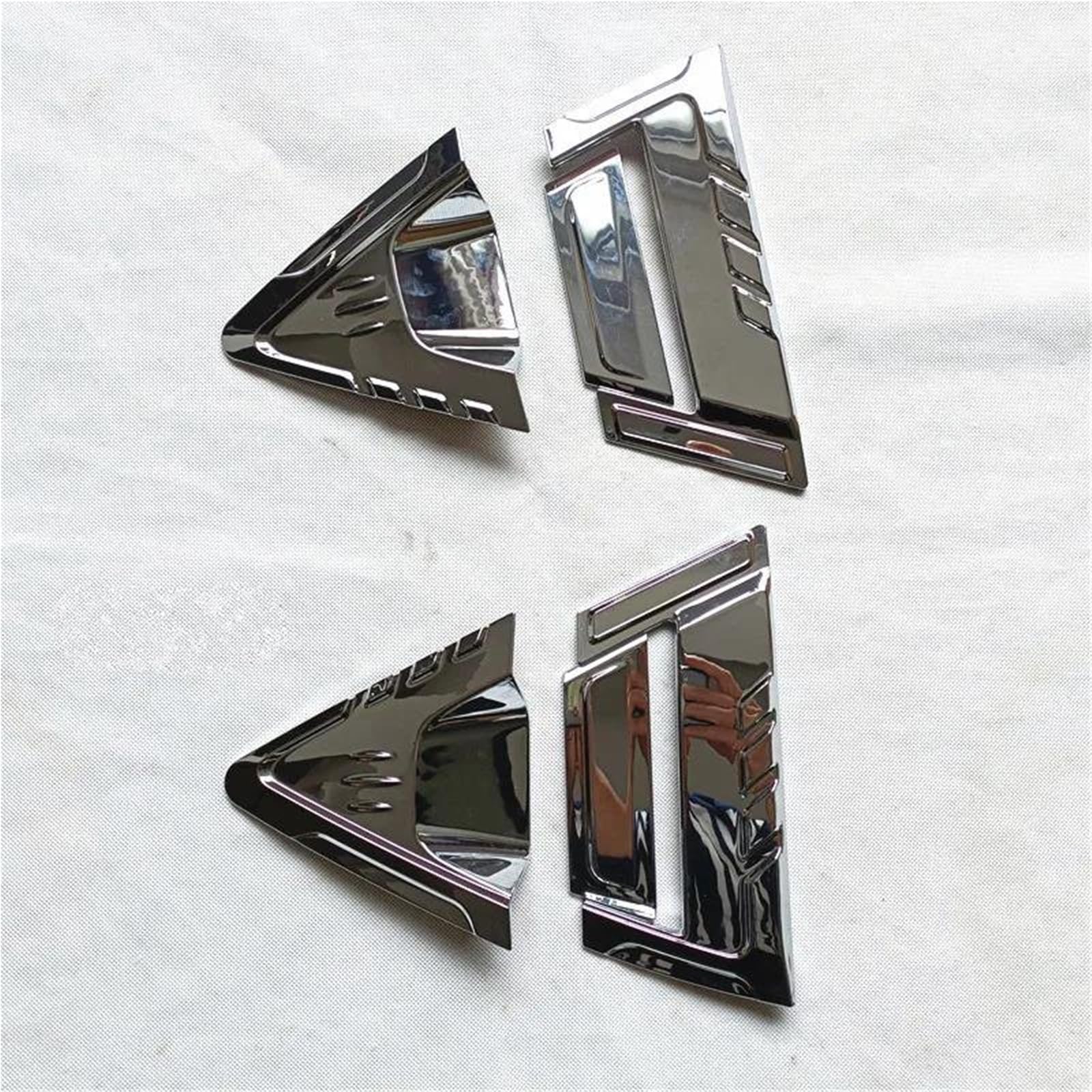 KJHOPY Door Handle Bowl Cover Trim Plastic Carbon Fiber Accessories for HRV for Vezel 2022 2023 2024 2025(Rear Chrome)