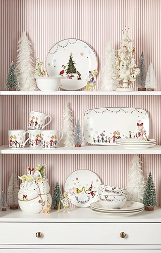 Miniatura 4 de LENOX 895052 Platos llanos Merry Grinchmas, juego de 4, verde, 10.75 pulgadas