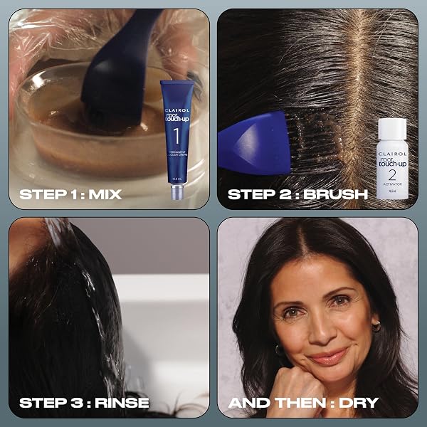 Clairol Root Touch-Up Permanent Hair Dye, 4 Dark Brown (Packing May Vary) - 2