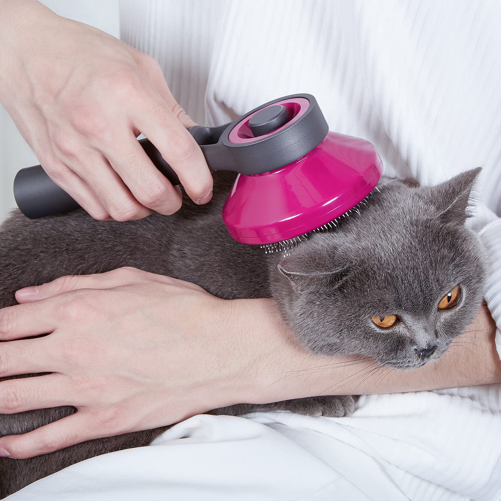 Amazon.co.jp: QIYIGUO ペットブラシ猫 ブラシ 犬 ブラシ スリッカー