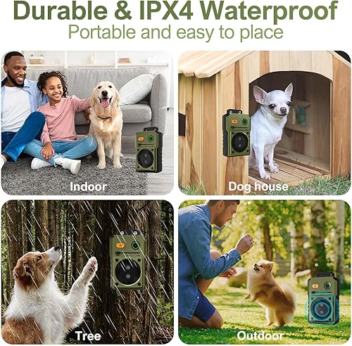 Miniatura 5 de WLCelite Dispositivos antiladridos, dispositivos de disuasión sónico de 50 pies con 3 modos, dispositivo de control de ladridos de perro seguro y