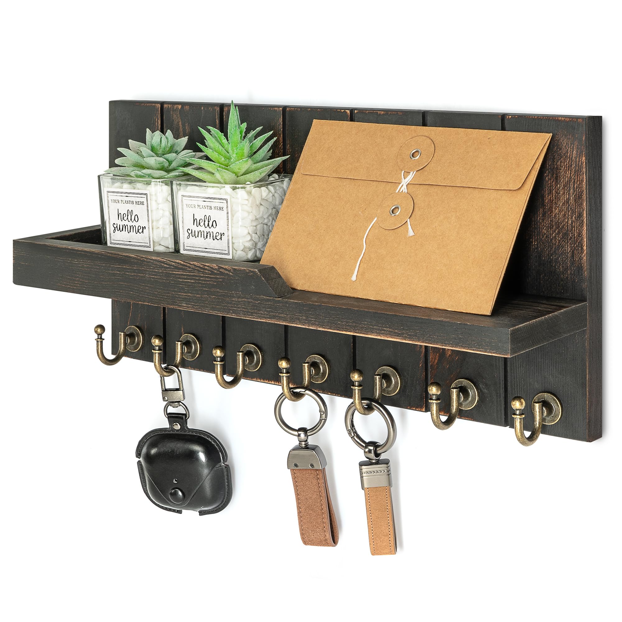 Rebee Vision Key Holder - Wall Mount with 5 Hooks -29 Rebee Vision Key Holder - Wall Mount with 5 Hooks -29